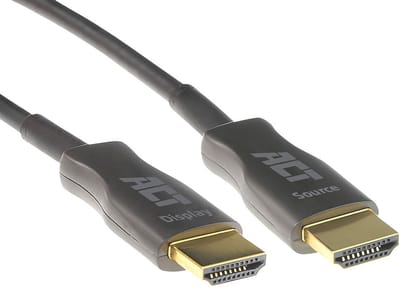 ACT HDMI Glasvezel kabel – 4K@30Hz - Active Optical Cable (AOC) – 18Gbps – HDMI kabel 10 meter – AK4117