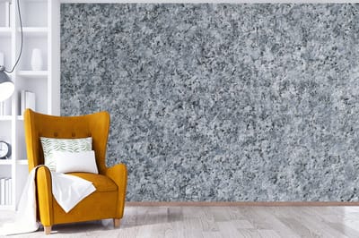 Behang - Fotobehang Graniet - Steen - Patroon - Design - Grijs - Breedte 390 cm x hoogte 260 cm