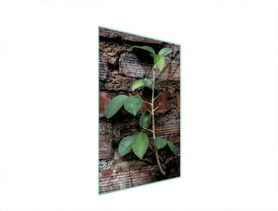 TMK ArtDeko Serie - Glazen Snijplank - 35x52 cm - Cegła - Geschilderd Glas - Antibacterieel