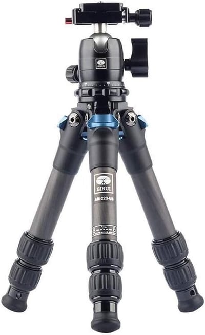 Compact Carbon Fiber Mini Tripod met 360° Bal Hoofd voor Professionele Fotografie
