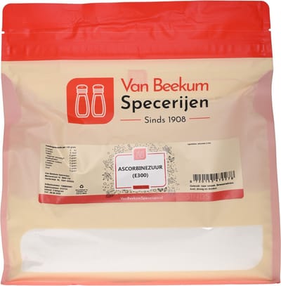 Van Beekum Specerijen - Ascorbinezuur (vitamine C poeder) E300 - 2 KG (hersluitbare stazak)