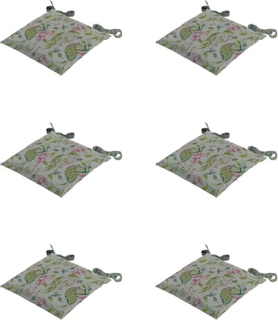 Madison - Zitkussen - Universeel - 6 stuks - 46 x 46 cm - Annabel - Tuin - Outdoor