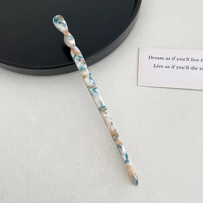 Haarstokjes in Chinese stijl Vintage Acetaat Hars Eetstokje Vrouwen Haarspelden Clip Pin Hoofddeksel Bruiloft Sieraden Accessoires