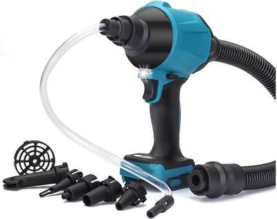 Draadloze Stofblazer - Krachtige Bladblazer - Snel Reinigen - Variabele Snelheid - 1000W 45000 RPM - Zwart