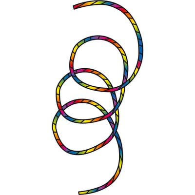 Vliegerstaart HQ Tube Tail Rainbow Spiral 24 m 126446 Regenboog 10 x 2400 cm