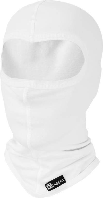 Hisert Balaclava Helmmuts - Winter Muts Face Mask - Polyester - HR-11 - Wit/Wit - Eén maat