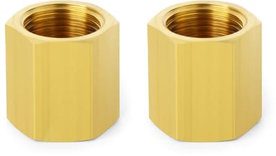 Dailygoods- Pijp Koppeling 3/8" - Messing - Duurzaam - Corrosiebestendig - Snelle Verbinding - Hoge Temperatuur/Druk - Pijpconnector