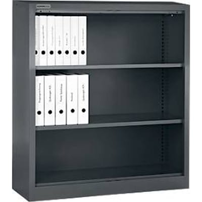 Schäfer Shop Select MS stellingkast, 3 OH, B 950 x D 400 x H 1215 mm, plaatstaal, basaltgrijs