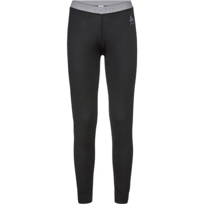 Odlo Suw Bottom Pant Natural 100% Merino Warm Dames Thermobroek - Black - Maat S