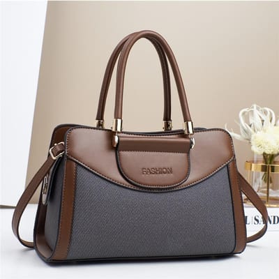 Nieuwe Splicing Contrasterende Kleur Kussentas Handtas Hoge Waarde Grote Capaciteit Mode Eenvoudig Multifunctioneel Crossbody Tas Trendy .