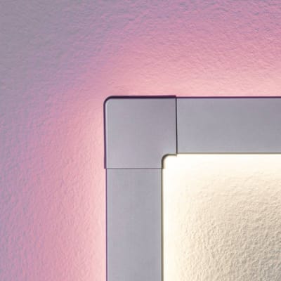 LED Strip profiel Duo Verbindingen 90° Corner pak van 2 stuk Alu mat