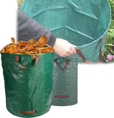 Tuinafvalzakken - Vuilniszakken Tuin - Afval Verzamelen - Herbruikbaar Stevig - 500 Liter - Groen