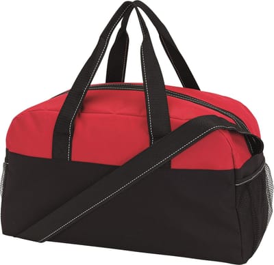 Sporttas Fitness Master - 45 x 19 x 26 cm - 22 liter - rood/zwart - voor kind/volwassenen