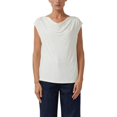 s.Oliver  T-shirts Offwhite Taglia: 34 | Magliette intime Outlet | Donna | Bianco