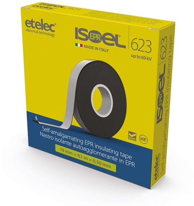 Zelfklevende Isolatietape Zwart voor Kabelisolatie tot 69 kV – EPR Basis