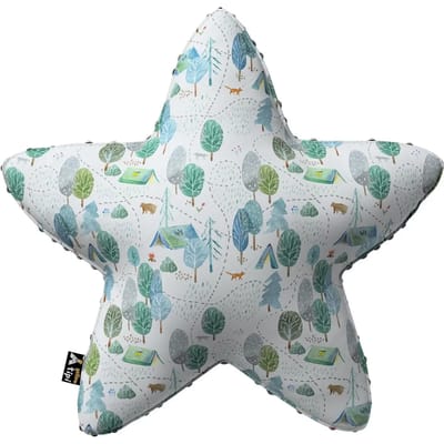 Kussen met minky Yellow Tipi Lucky Star Magic Collection