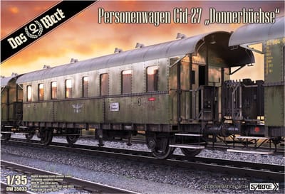 Das Werk Modelbouwpakket Treinen - 35033 Treinwagon - Personenwagen Cid-27 „Donnerbüchse“ Plastic - 1:35 - Modelbouw