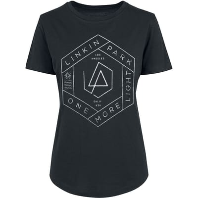Linkin Park T-shirt - One More Light - S tot XL - voor Vrouwen - zwart