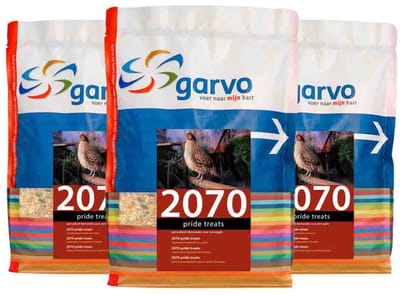 Garvo Vogelvoer Pride Treats (207008) - 3 x 800 gr - Voordeelverpakking