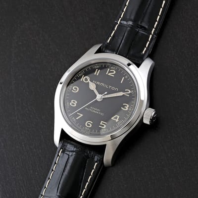 Montre Hamilton Khaki Field Murph H70605731 automatique analogique pour homme noir