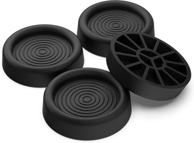 Anti-Vibratie Houders - Wasmachine Dempers - Stabiliteit Vergroten - Geluidsreductie - Set van 4 - Zwart