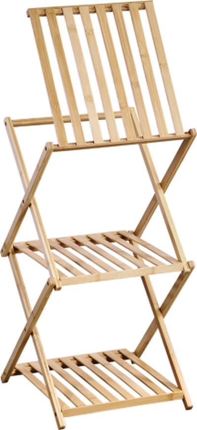 Opklapbaar Rek, 39x32x67cm, Kesper, FSC Bamboe