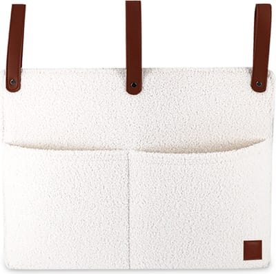 Rosey’s® - Boxzak Wit - Boxzak Teddy / boucle - Boxopbergzak speelgoed - Box organiser - Kraamcadeau - Boxzak 50 x 40 cm - baby opbergzak- Boxzak groot - Boxopbergzak boucle