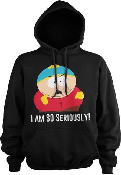 South Park Eric Cartman I Am So Seriously-hoodie, zwart