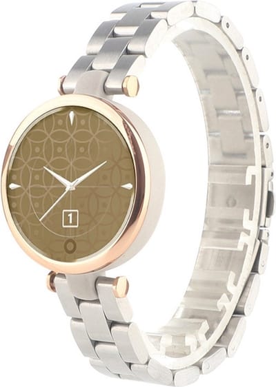By Qubix - Stalen schakelband - Zilver - Geschikt voor Garmin Lily