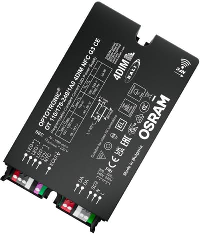 Osram LED Driver | OPTOTRONIC 4DIM NFC IP20 110/170-240/1A0 4DIM NFC G3 CE | DALI Dimbaar IP20