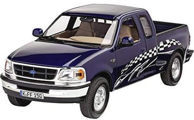 Ford F-150 1997 Modelbouwpakket 1:25 - Zwart/Blauw