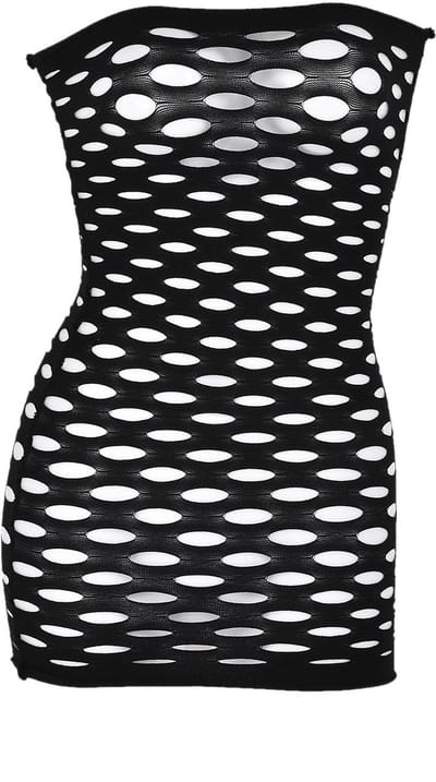 Dailygoods- Lingerie Dames Bodysuit - Fishnet - Nachtkleding - Open Kruis - Mouwloos - Rekbare Stof - Comfortabel