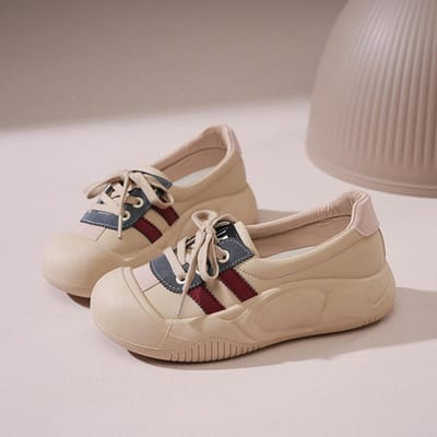 Dames Enkelschoenen Hoogteverhoging 4CM Zomer Nieuw Ademend Zachte Zool Retro High-end Veelzijdig Temperament Dames Schoenen 40 gray