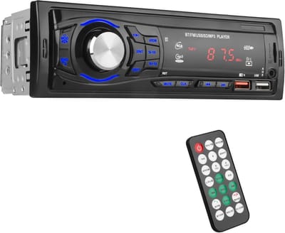 1 DIN Autoradio met Bluetooth, USB en SD-kaart ondersteuning