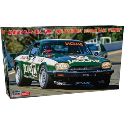 Hasegawa Modelbouwpakket Auto - 20800 Jaguar XJ-S H.E. TWR 1985 Bathurst 1000km R Winner - Britse Rauto Plastic - 1:24 - Modelbouw