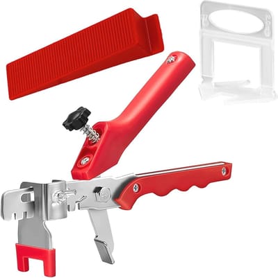 Tegelnivelleringssysteem Set - 901 Tegels, 2 mm Afstandhouders, Metalen Tang en Wiggen voor Eenvoudige Tegelplaatsing