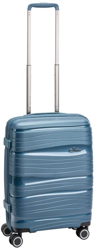 North Pioneer OSL Handbagage koffer 55 x 35 x 22/26 cm - Blauw