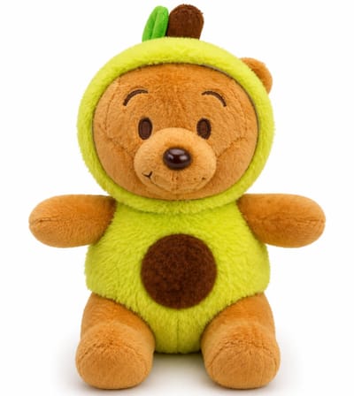 Topknuffels® Teddybeer Winky in Avocado Onesie Pluche Knuffel 25 cm - Speelgoed Knuffels voor Kinderen Jongens Meisjes - Knuffelbeer Teddy Beertje