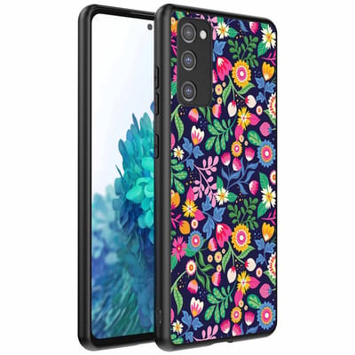 Geschikt voor Samsung Galaxy S20 FE Telefoonhoesje met bloemen opdruk - TPU backcover case flower design - Smartphonica geschikt voor Samsung Galaxy S20 FE