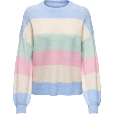 ONLY - ONLATIA L/S STRIPE PULLOV KNT NOOS - Dames - Gebreide truien