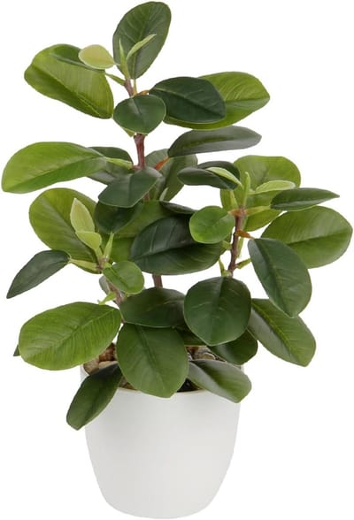28 cm Kunstplanten in Pot voor Thuisdecoratie, Kunstmatige Camelia Bloemarrangementen, Ideaal voor Binnen en Kantoor, Desktop Bonsai en Tafeldecoratie