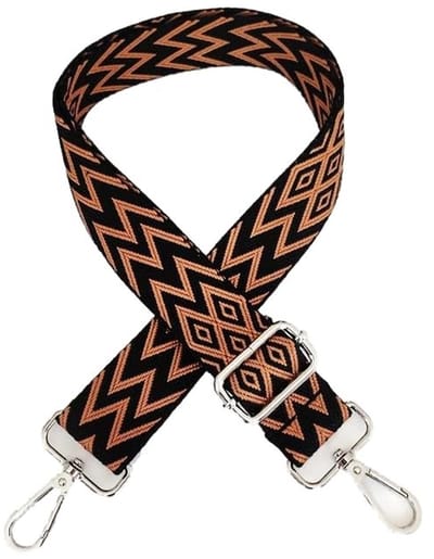Dailygoods- Schouderriem Verstelbaar 80-130 cm - Brede Tasriem 3,8 cm - Schouderband voor Dames/Heren - Tassenriem met Karabijnhaak - Duurzaam Katoen