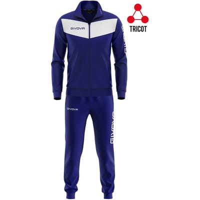 Givova Visa Trainingspak Wit,Blauw 10-12 Years Jongen