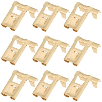 Dailygoods - 50 Stuks Gebogen Crimp Spade Terminals 11-15 AWG voor Tractor en Auto