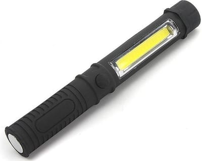 1000 lumen, draagbare mini-lantaarns - werkende inspectielampen COB LED multifunctioneel - zwart [zwart]