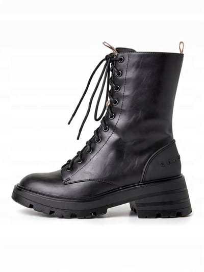 Pepe Jeans Soda Block - Dames Laarzen - Zwart - Synthetisch - Maat 38