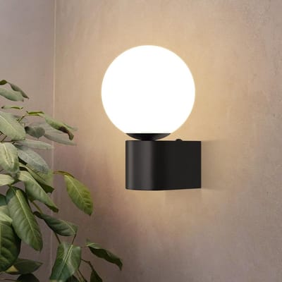 Moderne wandlamp voor woonkamer en badkamer - Zwart en wit wandverlichting
