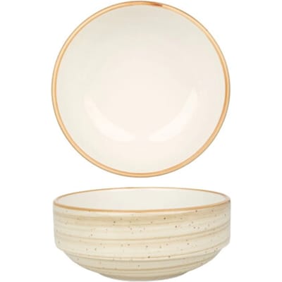 Bonna Kommetje - Aura Terrain - Porselein - 14 cm (500cc) - set van 6