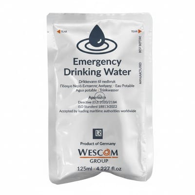 Pain Wessex Noodrantsoen drinkwater - 4x stuks - zakjes water - preppen / noodpakket / survival
