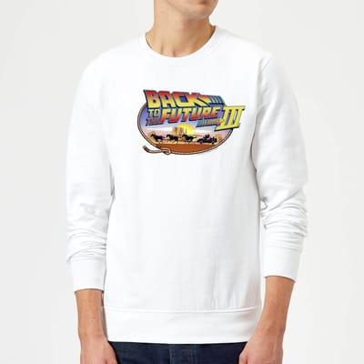 Back to the Future Lasso Trui - Wit - L